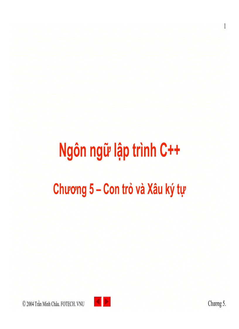 Con trỏ và Xâu ký tự trong C