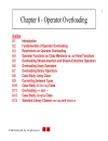 Operator Overloading C