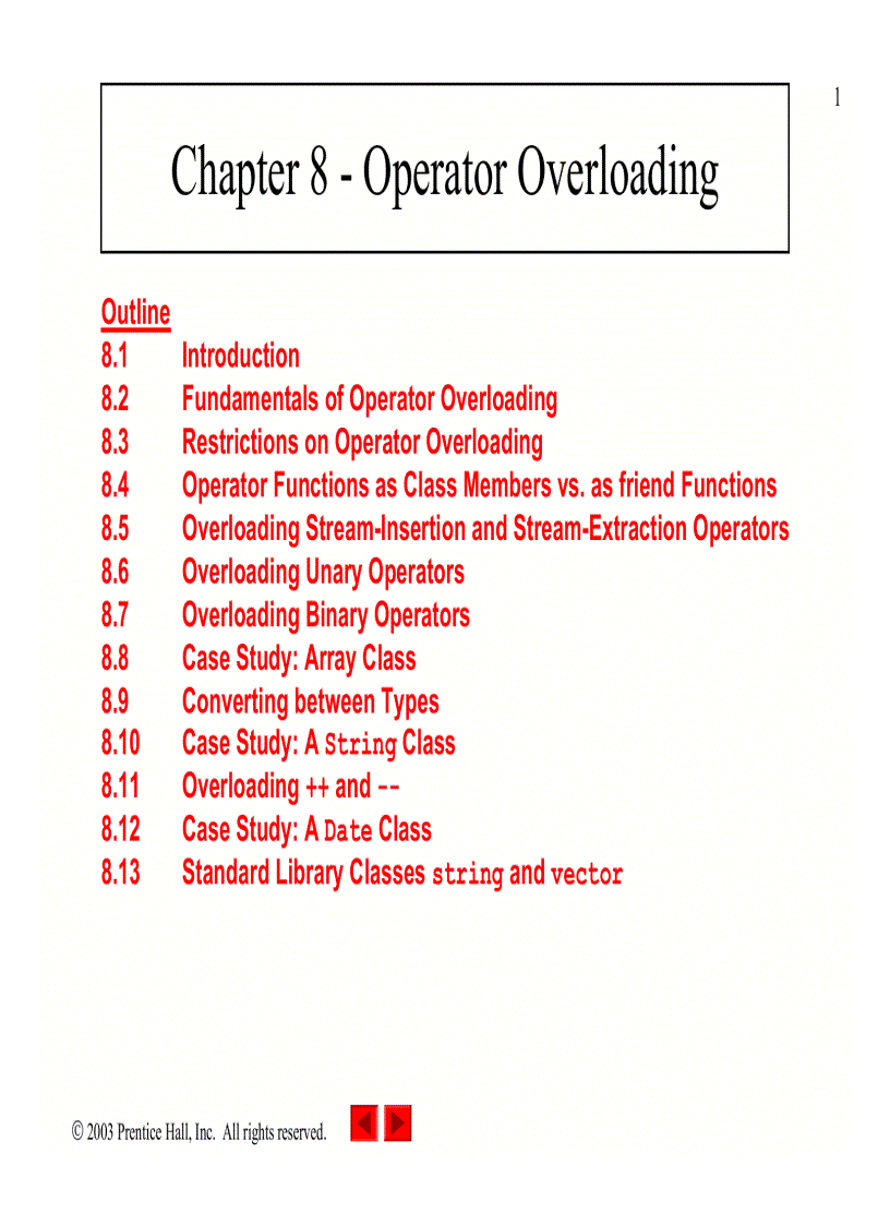 Operator Overloading C