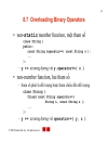 Operator Overloading C