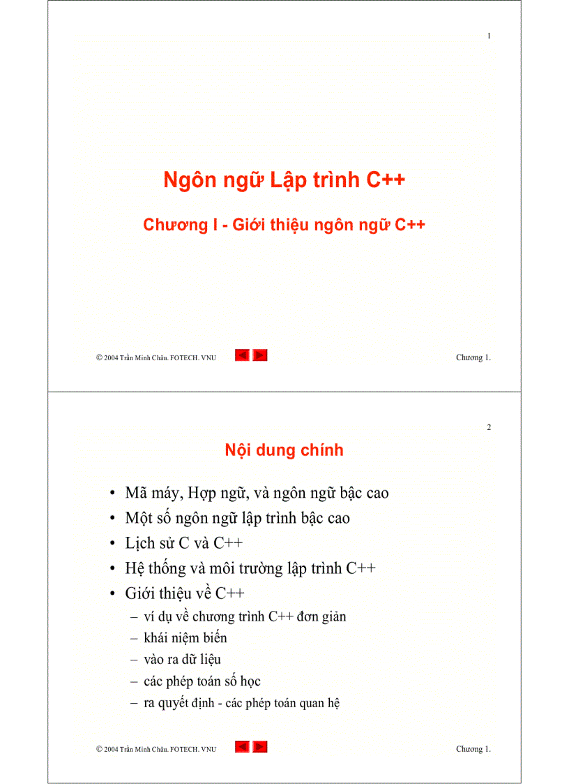 Giới thiệu ngôn ngữ C