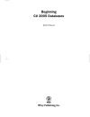 Beginning C 2005 Databases