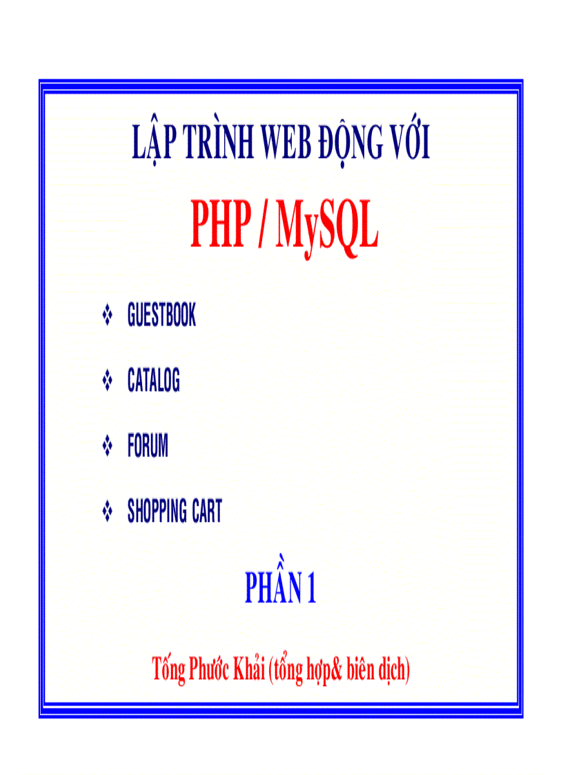 Lập trình PHP