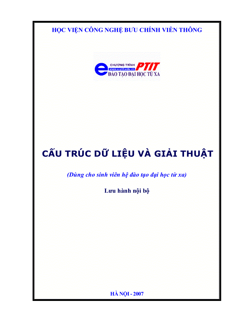 Cấu trúc dữ liệu và giải thuật 3