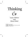 Thinking in C