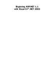 Beginning Asp Net 1 1 With Visual C Sharp Net 2003