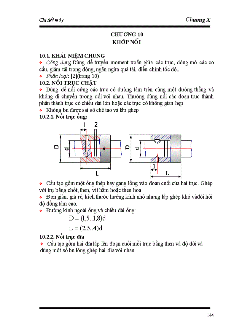 Giáo trình chế tạo máy DR Phương KHỚP NỐI