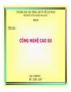 Công nghệ cao su CAO SU THIÊN NHIÊN