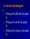 Thông tin và quyết định