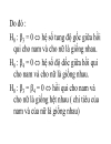 Hồi qui với biến giả trong kinh tế lượng