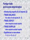 Aggregate demand fiscal policy and foreign trade