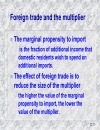 Aggregate demand fiscal policy and foreign trade