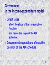 Aggregate demand fiscal policy and foreign trade