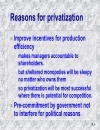 Privatization and regulation