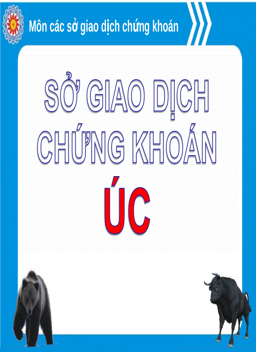 Môn các sở giao dịch chứng khoán