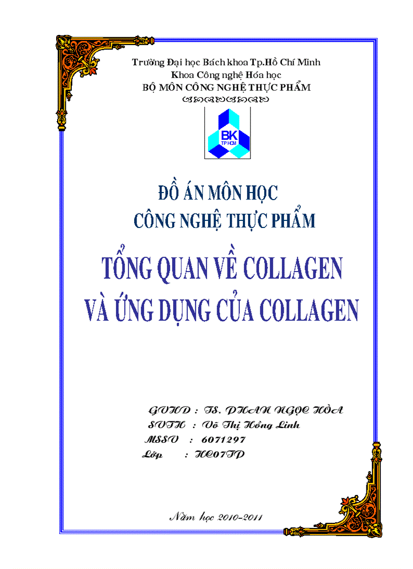 Tổng quan về Collagen và ứng dụng của Collagen