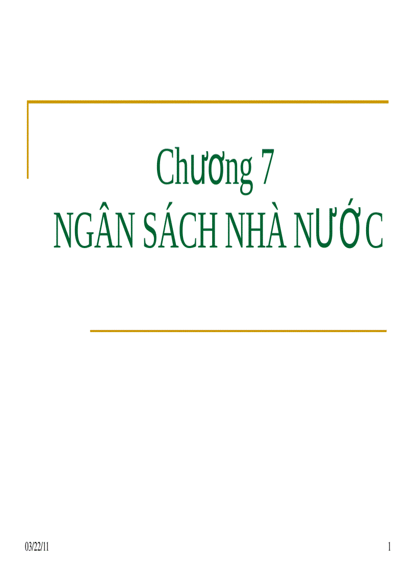 Ngân sách nhà nước 1