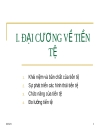 Đại cương về tài chính tiền tệ