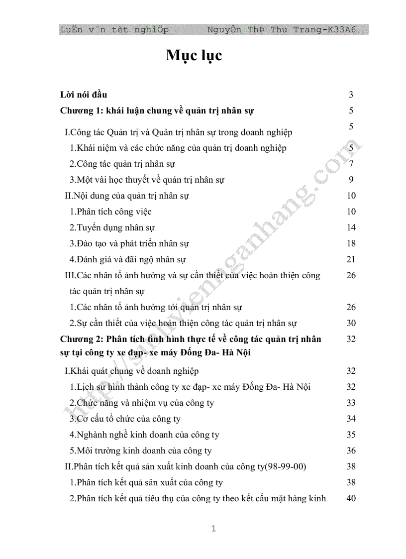 Khái luận chung về quản trị nhân sự