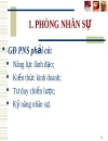 Phòng nhân sự và văn hóa tổ chức