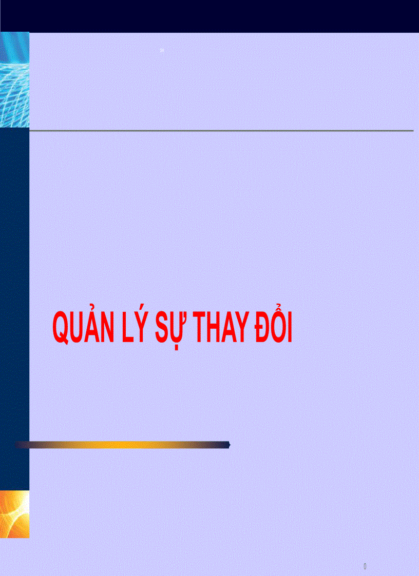 Quản lý sự thay đổi