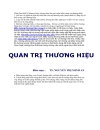 Quản trị thương hiệu 1