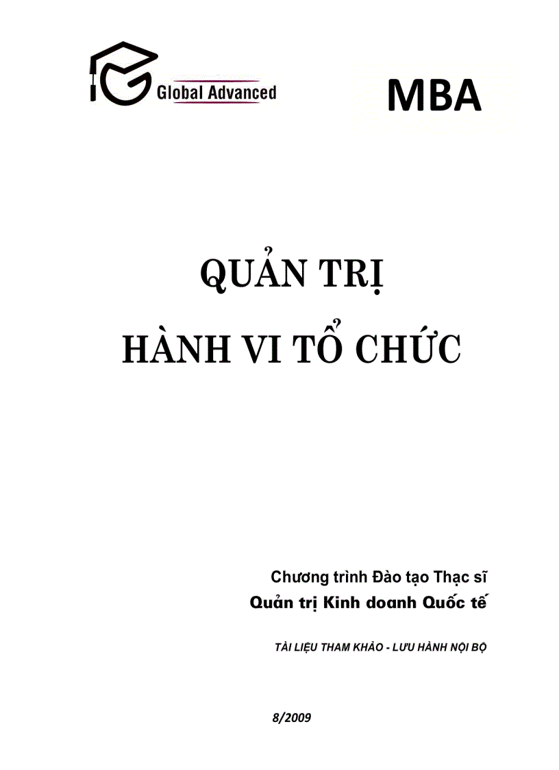 Quản trị hành vi tổ chức