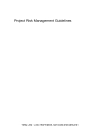 Project risk management