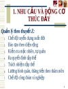 Động cơ thúc đẩy và tiền lương