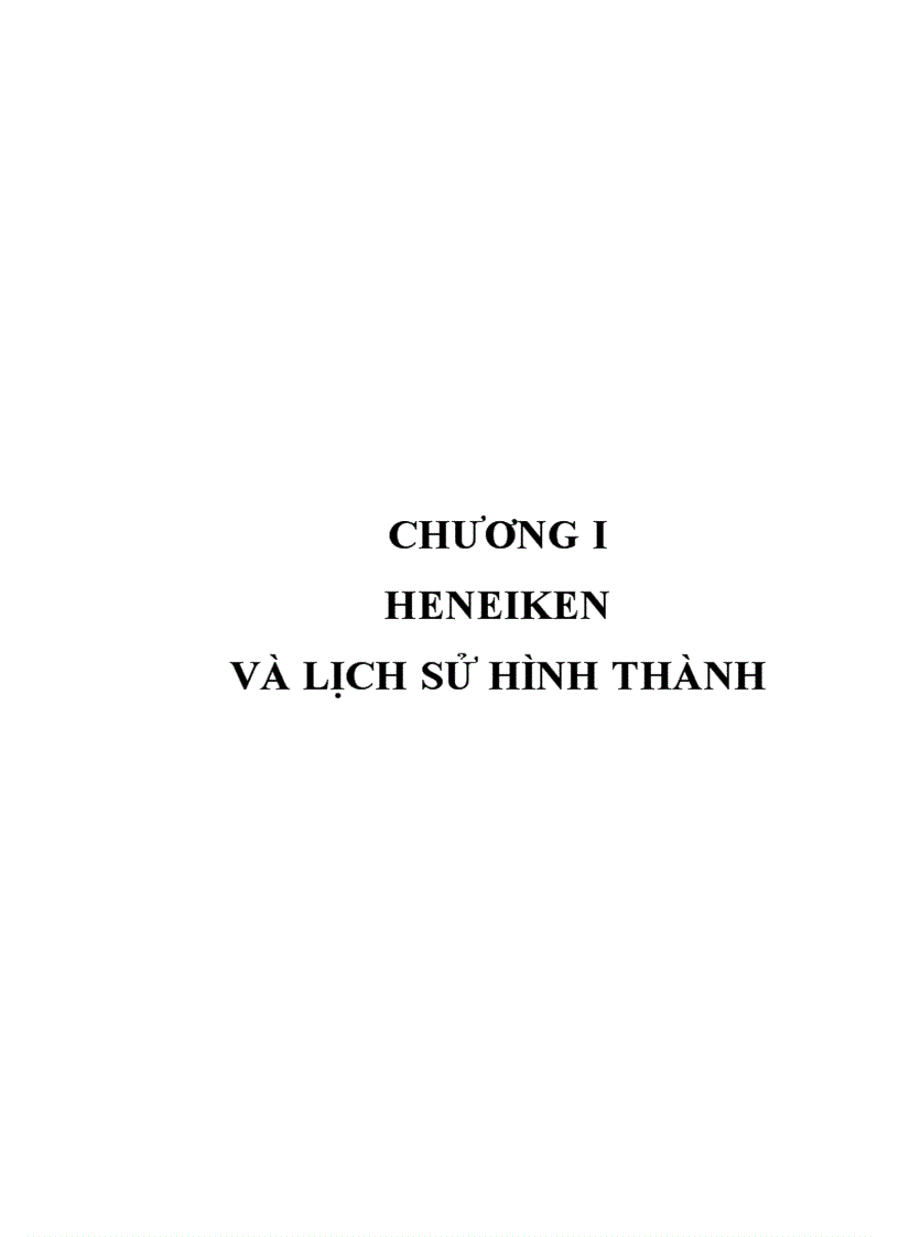 Heiniken và lịch sử hình thành