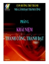 Con đường kinh doanh lãnh đạo thành công