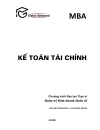 Thạc sĩ kế toán tài chính