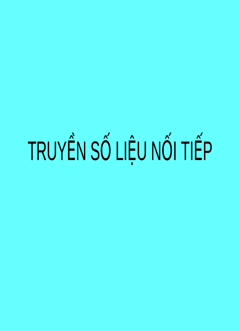 Truyền số liệu nối tiếp