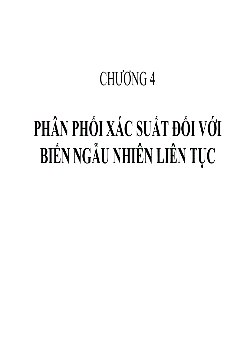 Phân phối xác suất đối với biến ngẫu nhiên liên tục