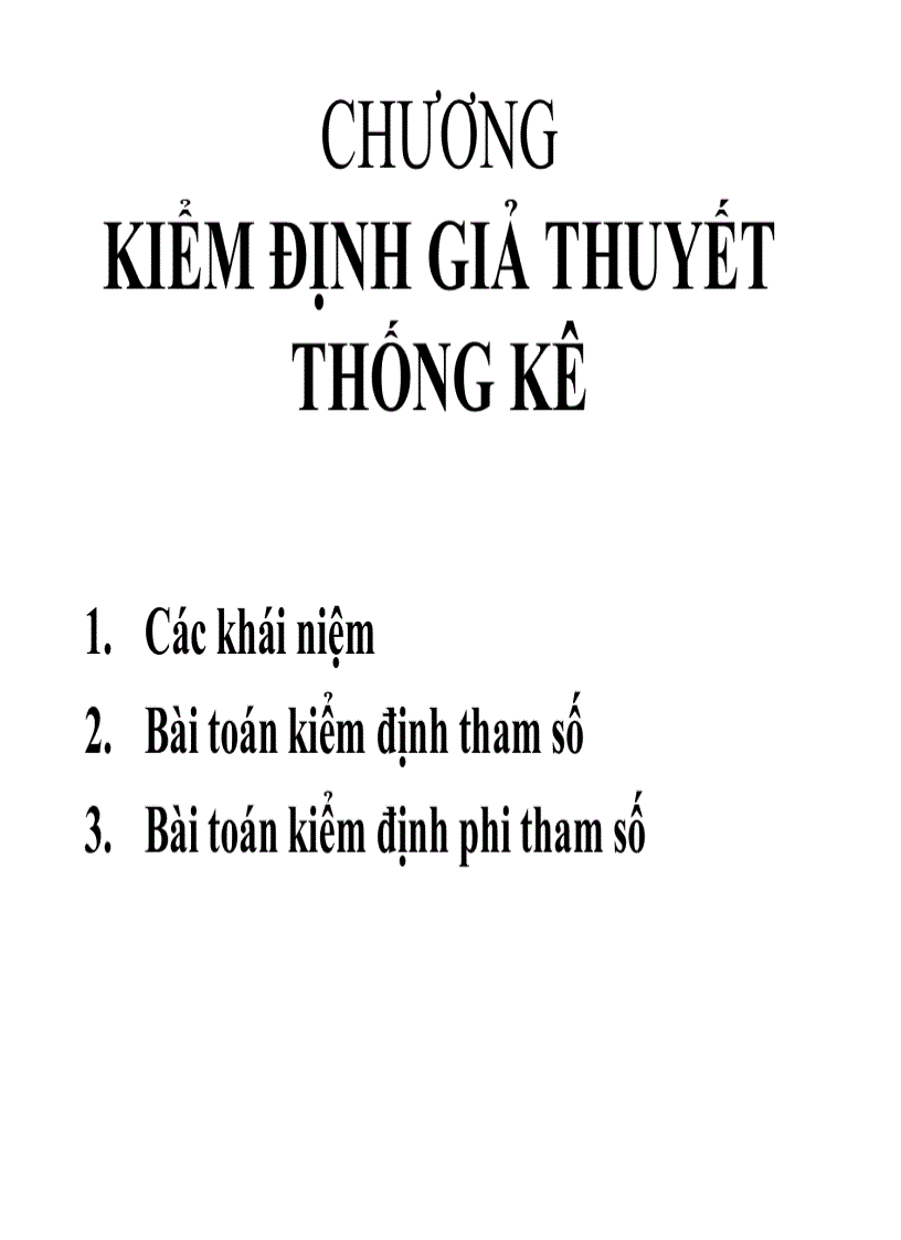 Kiểm định giả thuyết thống kê