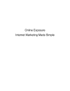 Online Exposure Internet Marketing Made Simple