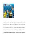 Thương hiệu Pepsi Thương hiệu của tinh thần trẻ