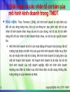 Mô hình kinh doanh trong thương mại điện tử