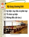 Kỹ năng tổ chức sự kiện