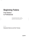 Beginning Fedora From Novice to Professional