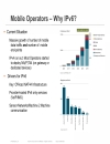 IPv4 Exhaustion and IPv6 Transition in Mobile Networks