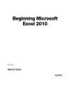 Beginning Microsoft Excel 2010