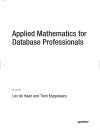 Applied Mathematics for Database Professionals