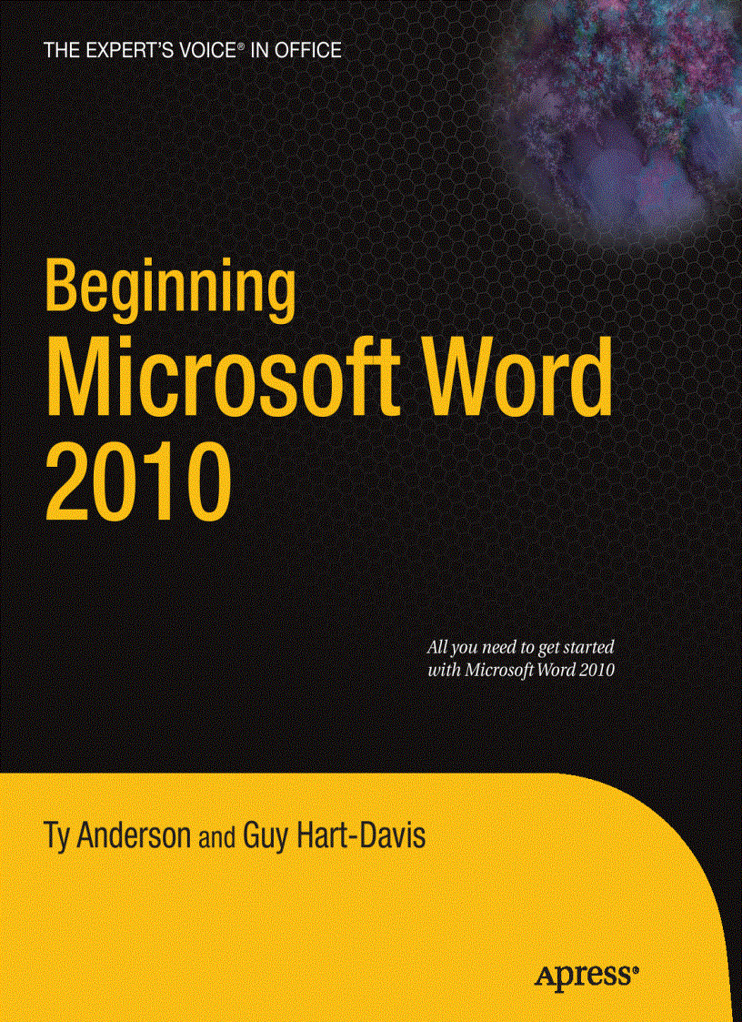 Beginning Microsoft Word 2010