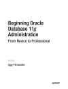 Beginning Oracle Database 11g Administration From Novice to Professional