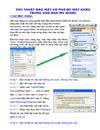 Thủ thuật bảo mật và phá bỏ mật khẩu trong văn bản ms word