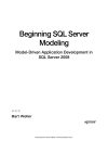 Beginning SQL Server Modeling Model Driven Application Development in SQL Server 2008