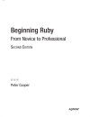 Beginning Ruby From Novice to Professional