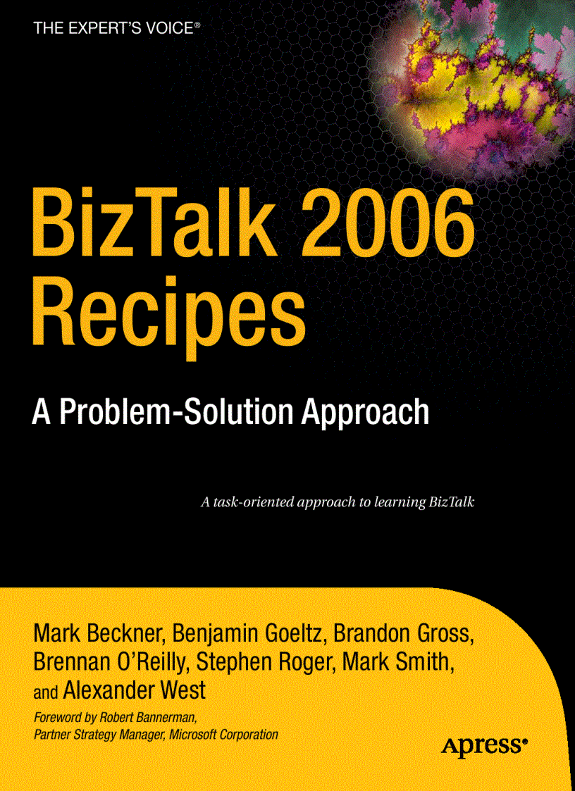 BizTalk 2006 Recipes A Problem Solution Approach