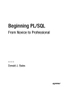 Beginning PL SQL From Novice to Professional